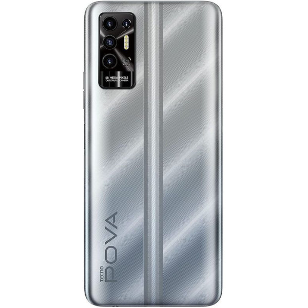 Заказать СМАРТФОНЫ Tecno Pova-2 (LE7n) 4/128Gb NFC Polar Silver Гарантия 1 год