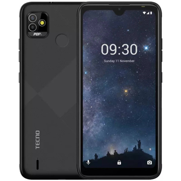 Замовити СМАРТФОНИ Tecno POP 5 (BD2p) 2/32Gb Obsidian Black Гарантія 1 рік
