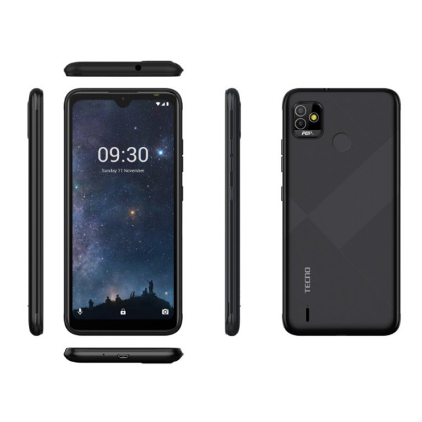 Замовити СМАРТФОНИ Tecno POP 5 (BD2p) 2/32Gb Obsidian Black Гарантія 1 рік