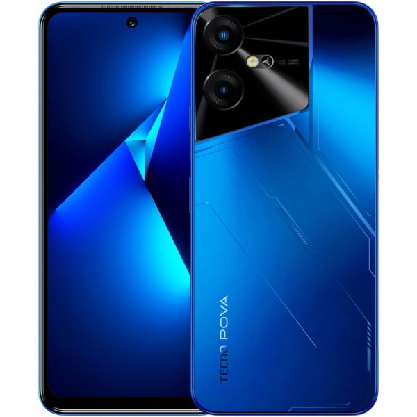 Заказать СМАРТФОНЫ Tecno POVA-5 (LH7n) 8/256Gb NFC Hurricane Blue Гарантия 1 год