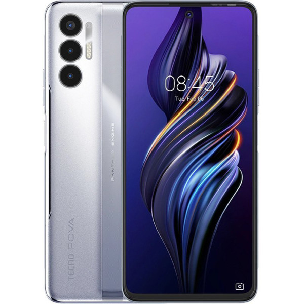 Заказать СМАРТФОНЫ Tecno Pova 3 (LE7n) 6/128Gb Tech Silver Гарантия 1 год
