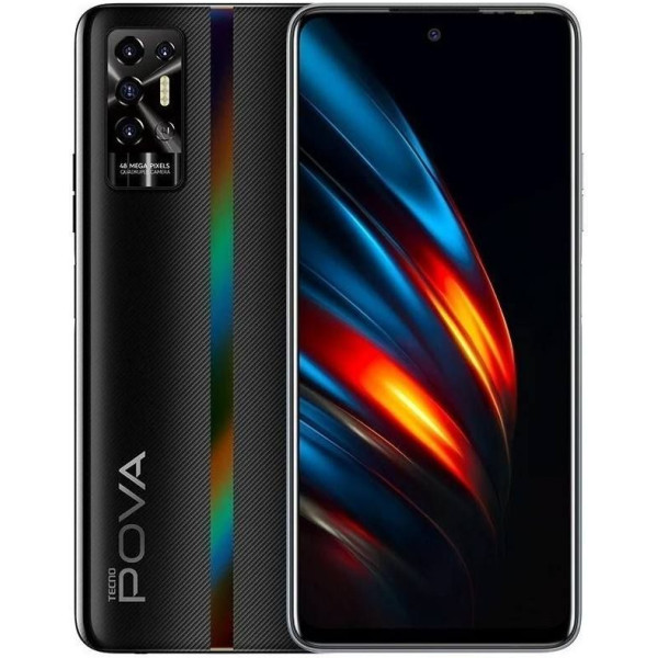 Замовити СМАРТФОНИ Tecno Pova-2 (LE7n) 4/64Gb NFC Dazzle Black Гарантія 1 рік