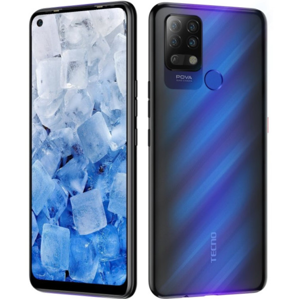 Замовити СМАРТФОНИ Tecno Pova (LD7) 6/128Gb Magic Blue Офіційний / Гарантія 1 рік