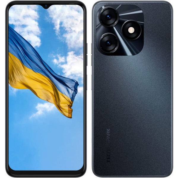 Заказать СМАРТФОНЫ Tecno Spark 10 (KI5q) 8/128Gb NFC Meta Black Гарантия 1 год