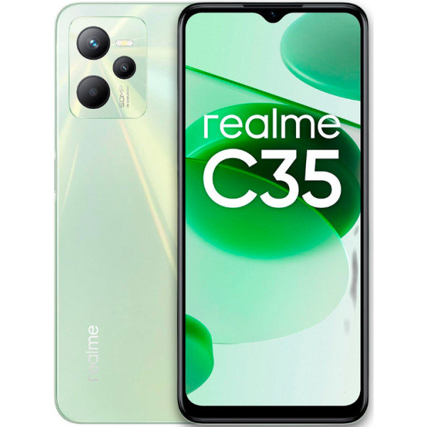 Замовити СМАРТФОНИ Realme C35 4/64GB Green Гарантія 1 рік