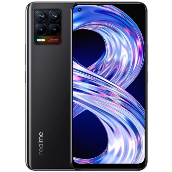 Заказать СМАРТФОНЫ Realme 8 6/128GB Cyber Black Гарантия 1 год