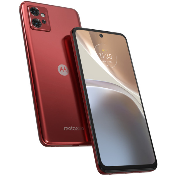 Замовити СМАРТФОНИ Motorola Moto G32 (XT2235-2) 8/256GB Satin Maroon Гарантія 1 Рік