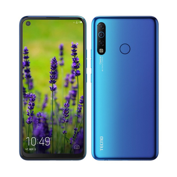 Замовити СМАРТФОНИ Tecno Camon12 Air (CC6) 3/32Gb Bay Blue UA-UCRF - Офіціальний / Гарантія 1 рік