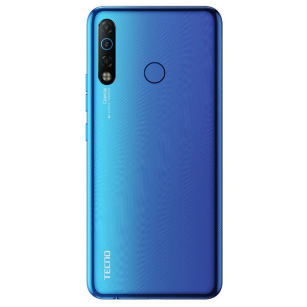 Замовити СМАРТФОНИ Tecno Camon12 Air (CC6) 3/32Gb Bay Blue UA-UCRF - Офіціальний / Гарантія 1 рік