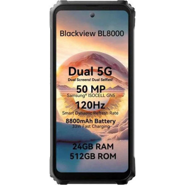 Заказать СМАРТФОНЫ Blackview BL8000 5G 12/512GB Gold Гарантия 1 Год