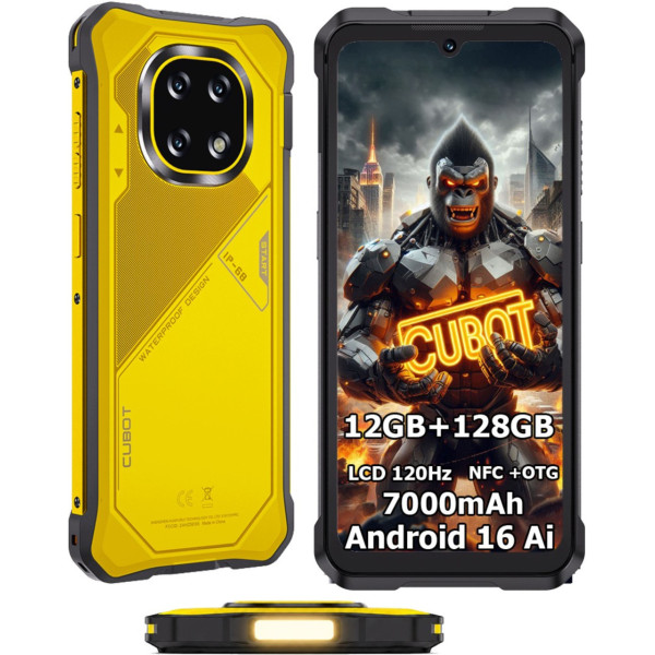 Заказать СМАРТФОНЫ CUBOT KINGKONG ES 5 6/128GB Yellow Гарантія 1 Рік