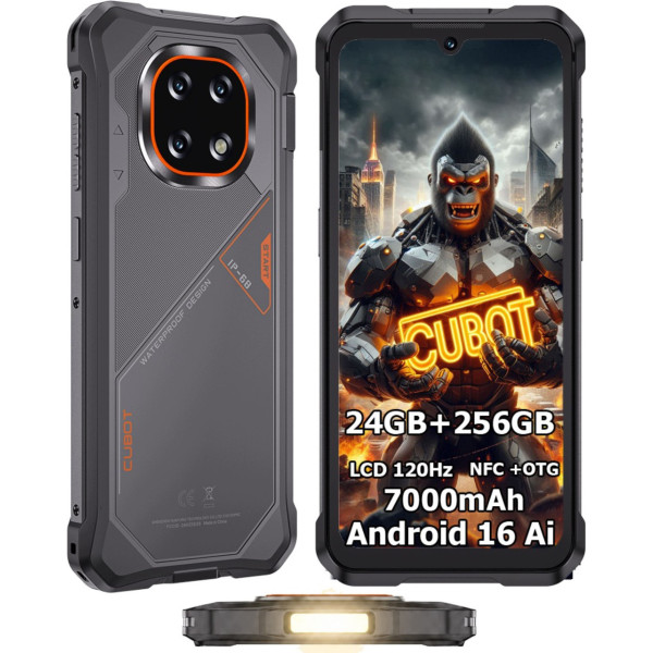 Замовити СМАРТФОНИ CUBOT KINGKONG ES 5 6/128GB Grey Гарантія 1 Рік