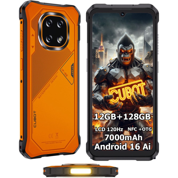 Заказать СМАРТФОНЫ CUBOT KINGKONG ES 5 6/128GB Orange Гарантія 1 Рік