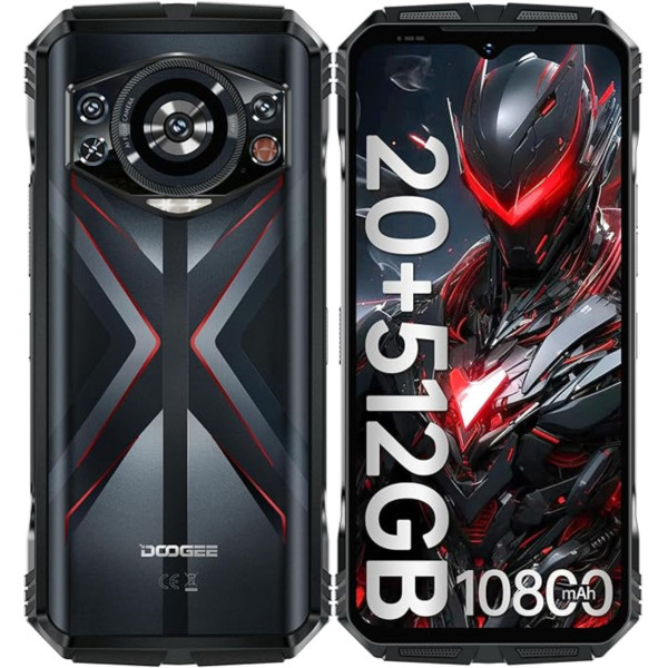Заказать СМАРТФОНЫ Doogee S118 12/512GB Black-Red Гарантия 1 Год