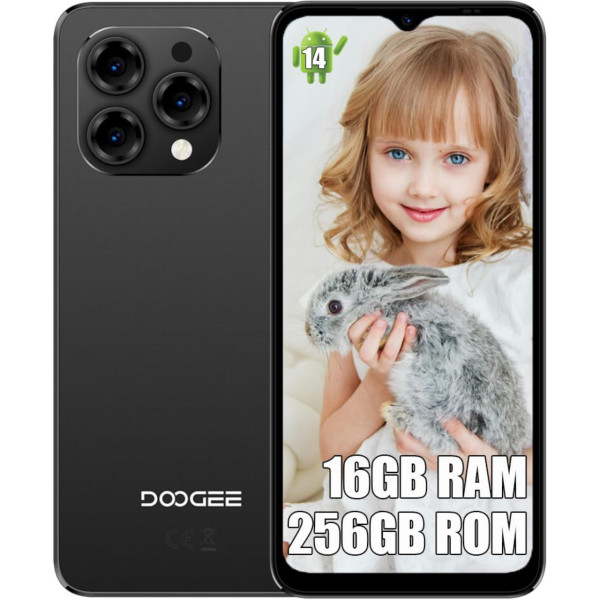 Замовити СМАРТФОНИ DOOGEE N55 PRO 6/256GB Black Гарантія 1 рік