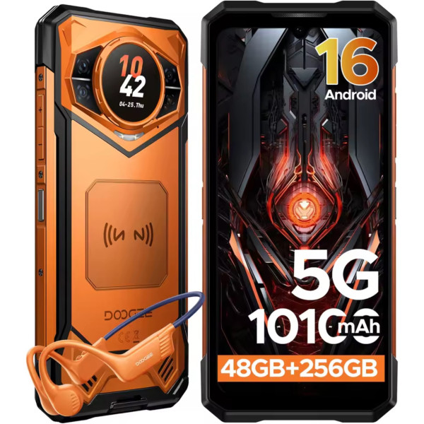 Заказать СМАРТФОНЫ DOOGEE S200 VIP Edition 5G 12/256GB Orange Наушники Гарантия 1 Год
