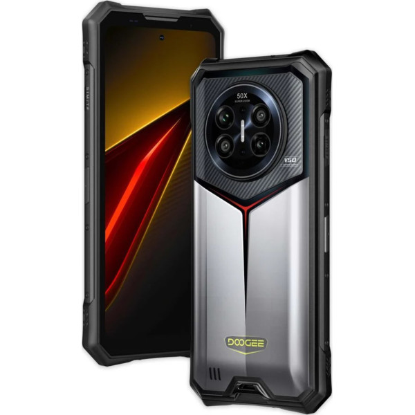 Заказать СМАРТФОНЫ DOOGEE V50 5G 16/512GB Night Vision Arctic Silver Гарантія 1 Рік