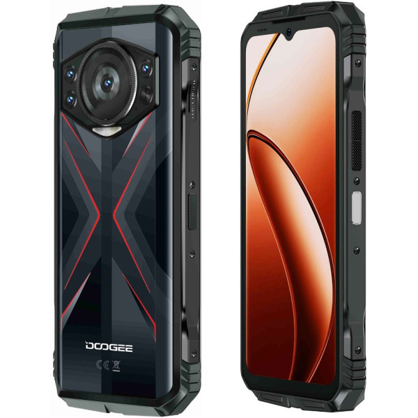 Замовити СМАРТФОНИ Doogee S118 8/512GB Black-Red Гарантія 1 Рік