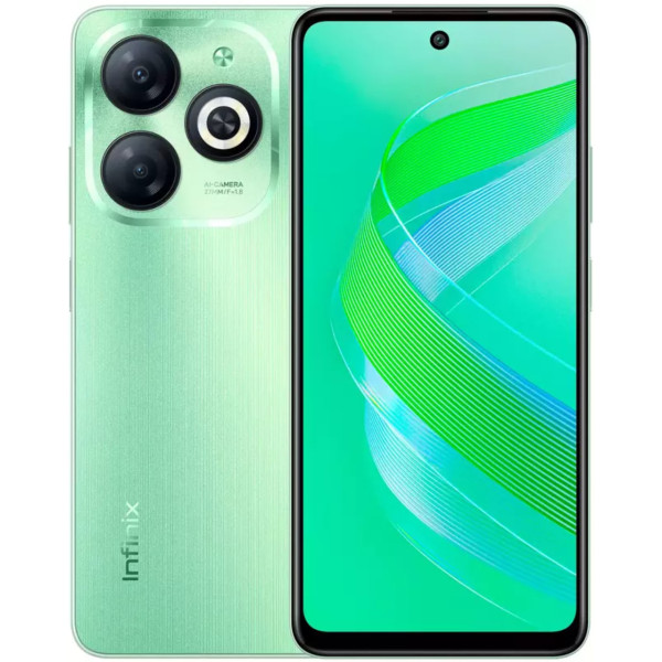 Замовити СМАРТФОНИ Infinix Smart 8 4/128GB Crystal Green Гарантія 1 Рік