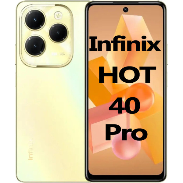 Замовити СМАРТФОНИ Infinix HOT 40 Pro 12/256GB (X6837) Horizon Gold Гарантія 1 Рік