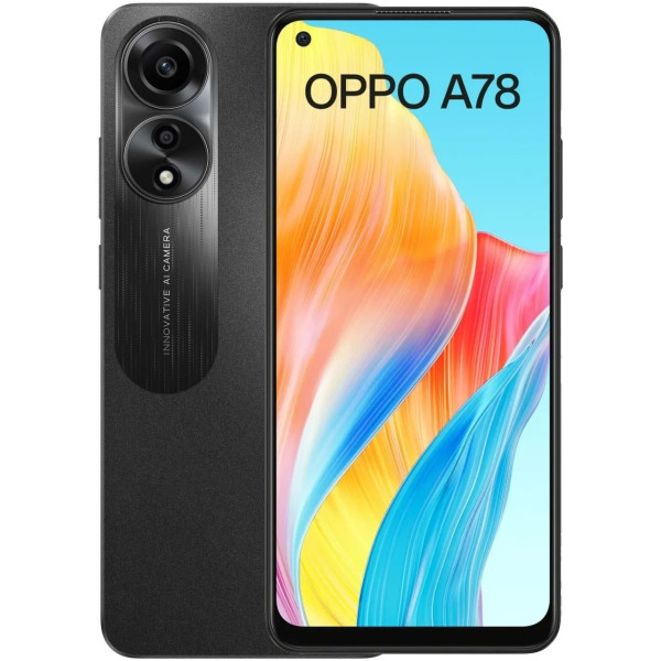 Замовити СМАРТФОНИ OPPO A78 4/128GB Mist Black NFC Гарантія 1 рік