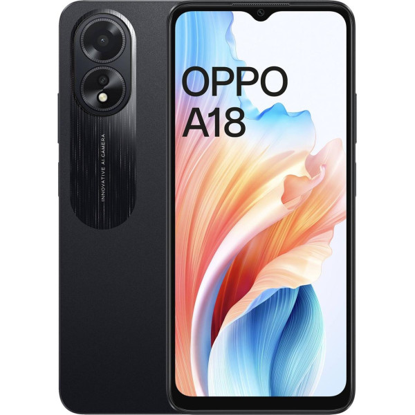 Заказать СМАРТФОНЫ OPPO A18 4/128GB Glowing Black (CPH2591) Гарантия 1 год