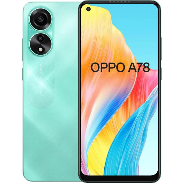 Замовити СМАРТФОНИ OPPO A78 4/128GB Aqua Green NFC Гарантія 1 рік