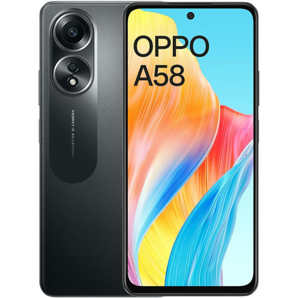 Замовити СМАРТФОНИ OPPO A58 6/128GB Glowing Black (CPH2577) Гарантія 1 рік