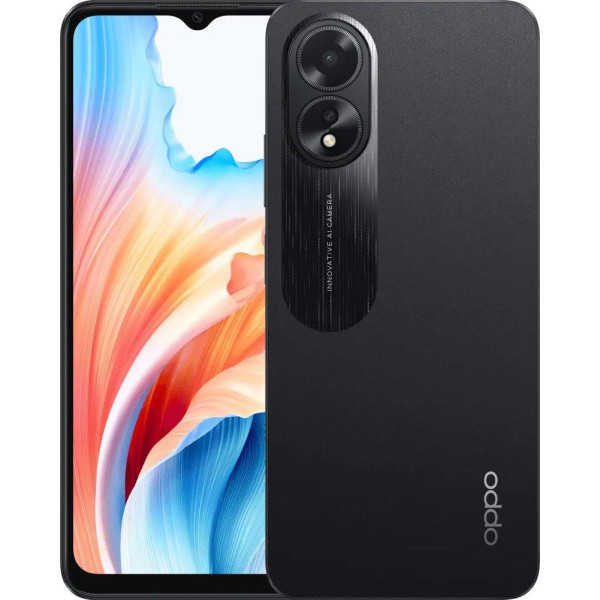 Заказать СМАРТФОНЫ OPPO A18 4/128GB Glowing Black (CPH2591) Гарантия 1 год
