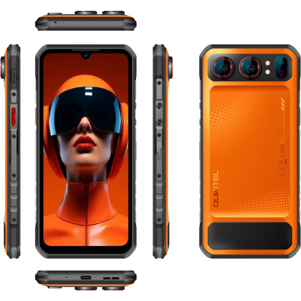 Замовити СМАРТФОНИ Oukitel WP68 Air 5G 12/512GB Orange Night Vision Гарантія 1 Рік