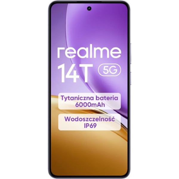 Заказать СМАРТФОНЫ REALME 14T 5G 8/128GB Lightning Purple Гарантия 1 Год