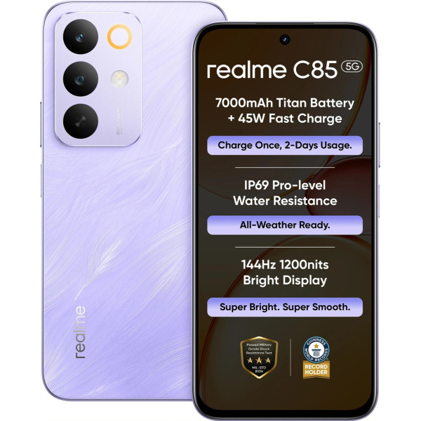 Заказать СМАРТФОНЫ REALME C85 8/256GB Parrot Purple Гарантия 1 Год