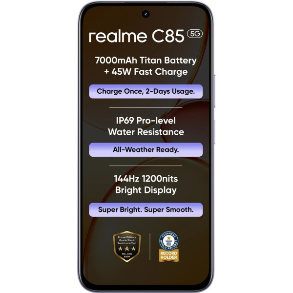 Заказать СМАРТФОНЫ REALME C85 8/256GB Parrot Purple Гарантия 1 Год