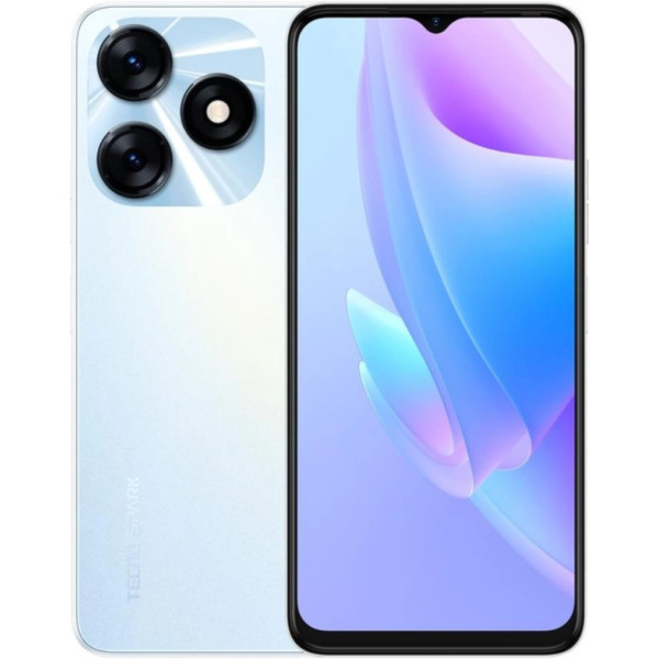 Замовити СМАРТФОНИ Tecno Spark 10 (KI5q) 4/128Gb NFC Meta White Гарантія 1 рік