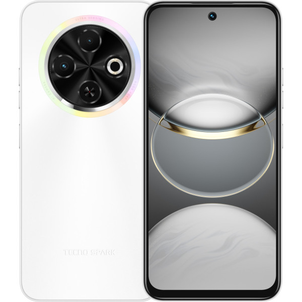 Замовити СМАРТФОНИ Tecno Spark 30C (KL5n) 8/256GB Orbit White Гарантія 1 Рік