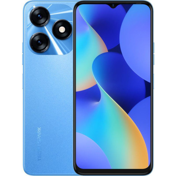 Заказать СМАРТФОНЫ Tecno Spark 10 (KI5q) 4/128Gb NFC Meta Blue Гарантия 1 год