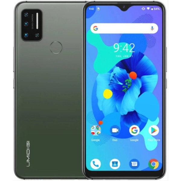 Замовити СМАРТФОНИ Umidigi A7 4/64Gb Green Гарантія 1 Рік