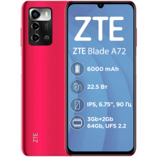 ZTE Blade A72 3/64GB Red Гарантія 1 рік