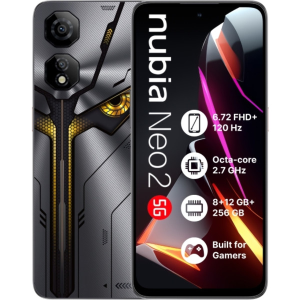 Замовити СМАРТФОНИ ZTE Nubia Gaming Neo 2 5G 8/256GB Gray Гарантія 1 рік
