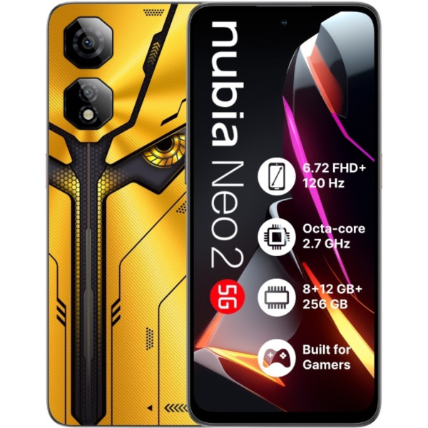 Замовити СМАРТФОНИ ZTE Nubia Gaming Neo 2 5G 8/256GB Yellow Гарантія 1 рік