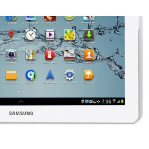 Заказать ПЛАНШЕТЫ Планшет Samsung 107 (2 ОЗУ/16 ПЗУ) с диагональю экрана 10.1 дюймов, имеет поддержку GPS и встроенный 3G-модуль